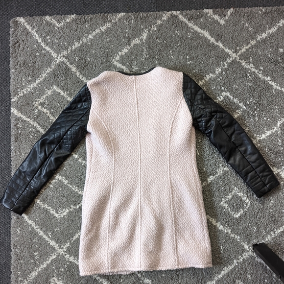 Tinley Road faux leather/wool coat sz: S - Picture 4 of 5